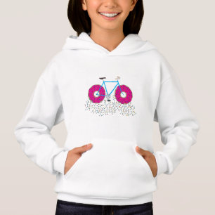 Pink Glazed Donut Wheels Bicycle with Sprinkles