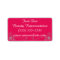Pink Glitter Beauty Brochure Sticker