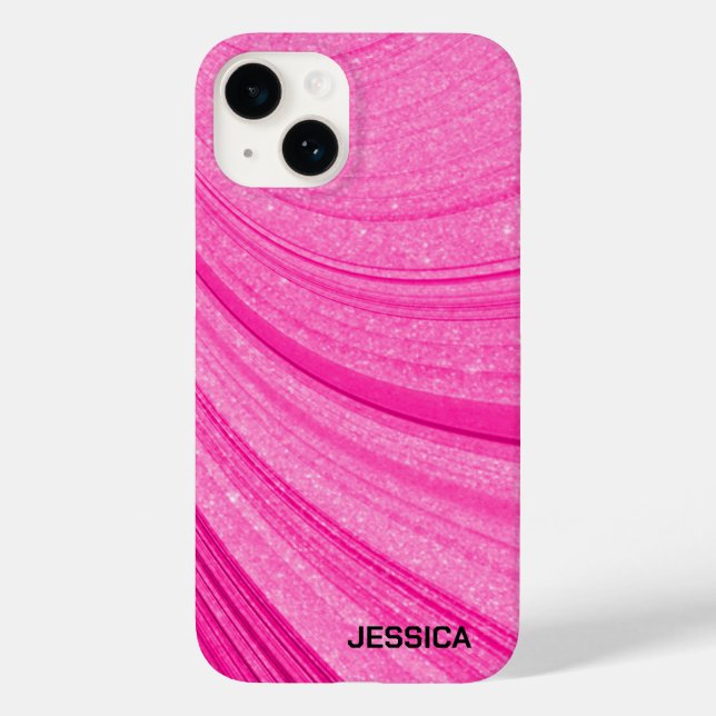 Pink Glitter Case-Mate iPhone Case (Back)