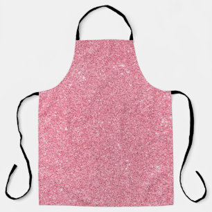 Pink glitter, Christmas abstract texture. Apron