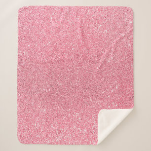 Pink glitter, Christmas abstract texture. Sherpa Blanket