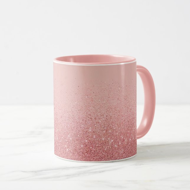 Pink Glitter Combo Mug  (Front Right)