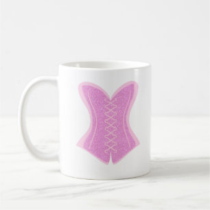 Pink Glitter Corset Fantasy Mug