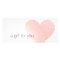 Pink Glitter Heart Salon Spa Gift Certificate