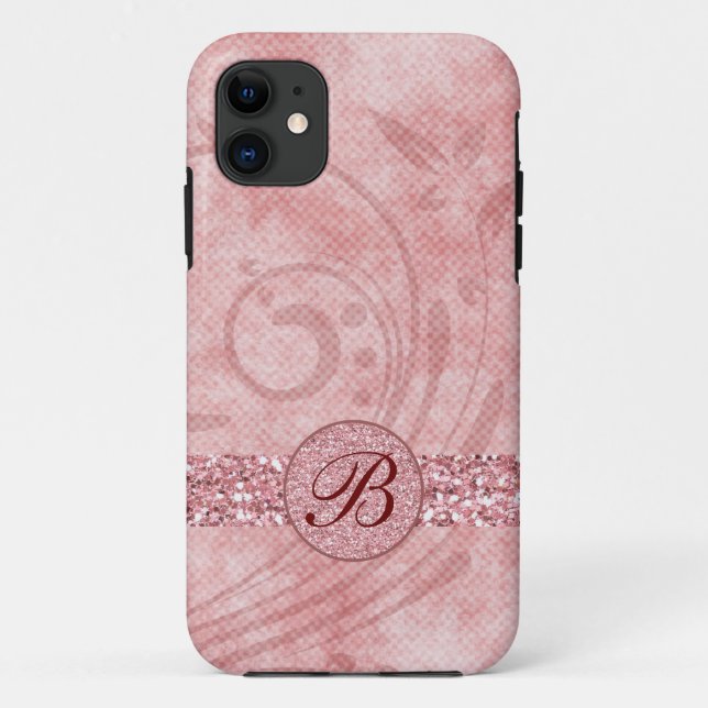 Pink Glitter iPhone 5 Cases (Back)