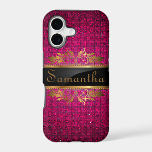 Pink Glitter iPhone 5 Mate Barely There™ Case