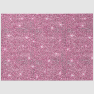 Pink Glitter Light Shimmer Shine Christmas Tissue Paper