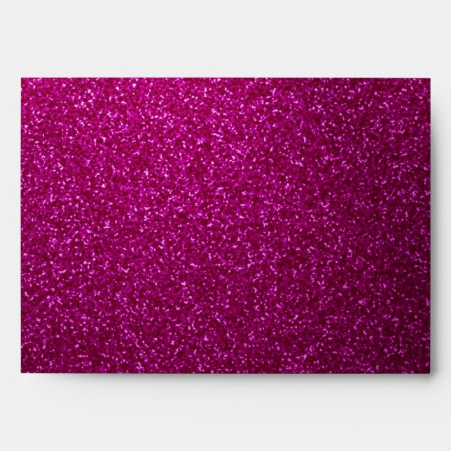 Pink Glitter-Like  Envelope (Front)