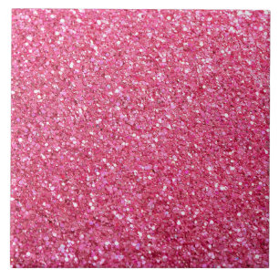 Pink Glitter Look, Ceramic Tile