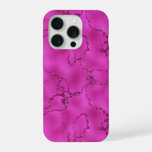 Pink Glitter Marble Modern Abstract Elegant  iPhone 15 Pro Case
