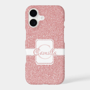 Pink Glitter Personalised Case-Mate iPhone Case