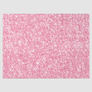 Pink Glitter Print Tissue Paper