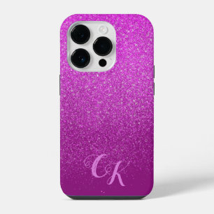 Pink Glitter Shimmer Personalized Phone Case