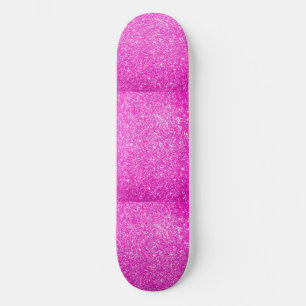 Pink Glitter Skateboard
