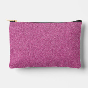 Pink Glitter, Sparkle, Glitter Background Accessory Pouch