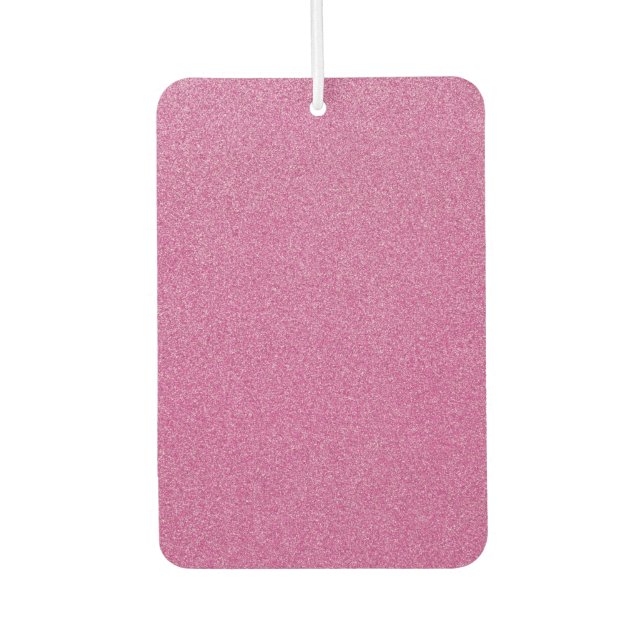Pink Glitter, Sparkle, Glitter Background Car Air Freshener (Front)