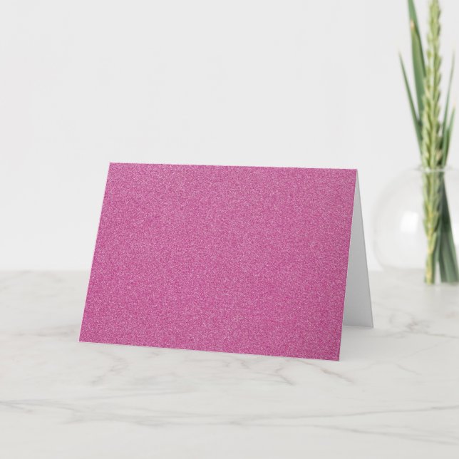 Pink Glitter, Sparkle, Glitter Background Card (Front)