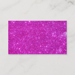 Pink Glitter Sparkly Business Cards