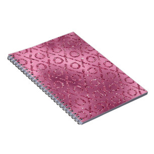 Pink Glitter XOXO Notebook