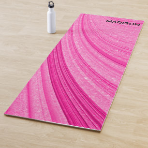 Pink Glitter Yoga Mat