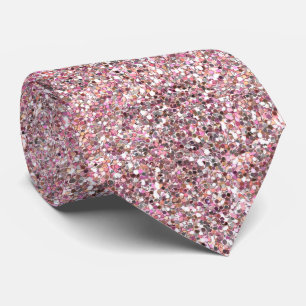 Pink Glitters Tie