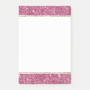 Pink Glitz Glitter  Post-it Notes
