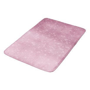 Pink Glitzy Chic Glam Sparkle Bath Mat
