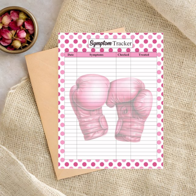 Pink Gloves Breast Cancer_ Symptom Tracker Notepad (Creator Uploaded)