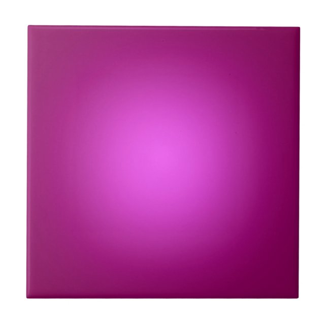 Pink glow ceramic tile (Front)