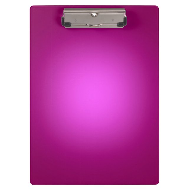 Pink glow clipboard (Front)