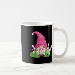 Pink Gnome Mum Graphic For Women Girls And Bowling Coffee Mug