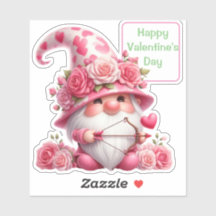 Pink Gnome Valentine Cupid Contour