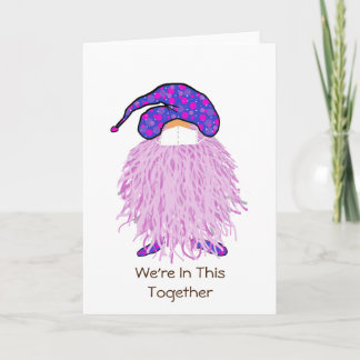 Pink Gnome: We're In This Together Card