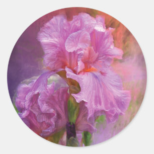 Pink Goddess Art Sticker