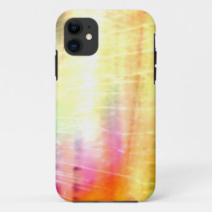 Pink Gold Abstract Art iPhone 11 Case