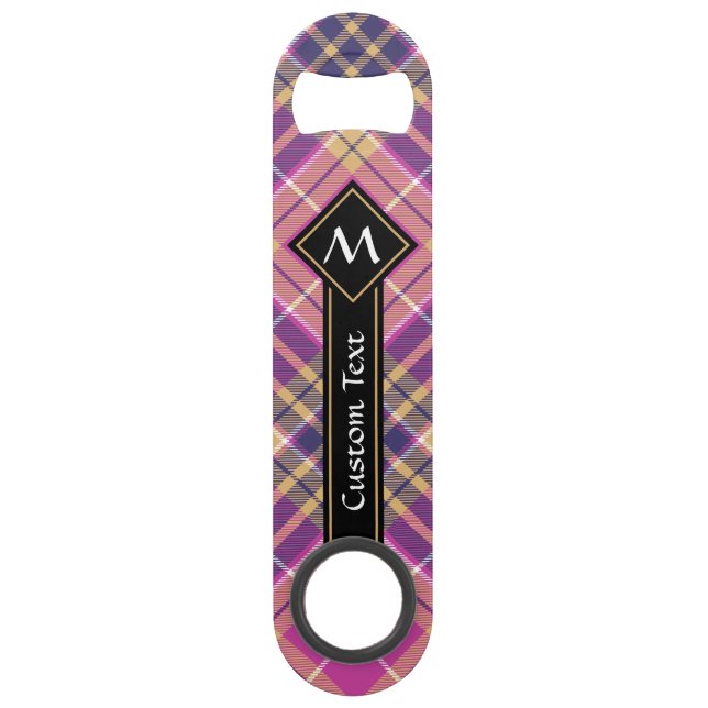 Pink, Gold and Blue Tartan (Front)
