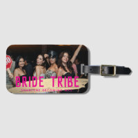 Pink Gold Bride Tribe Photo Bridesmaid Gift