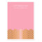 Pink Gold Chevron Custom Earring Card