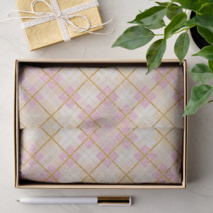 Pink Gold Christmas Pattern#28 ID1009 Tissue Paper