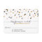 Pink & Gold Confetti Dots Wedding RSVP Card