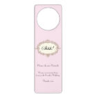 Pink Gold Cream Vintage Frame Wedding