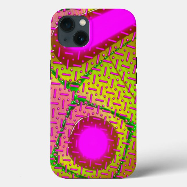Pink & Gold Dichroic Psychedelic Case-Mate iPhone Case (Back)