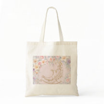Pink Gold Elegant Cradle Baby Everyday Tote Bag