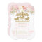 Pink & Gold Floral Carousel Girl Baby Shower