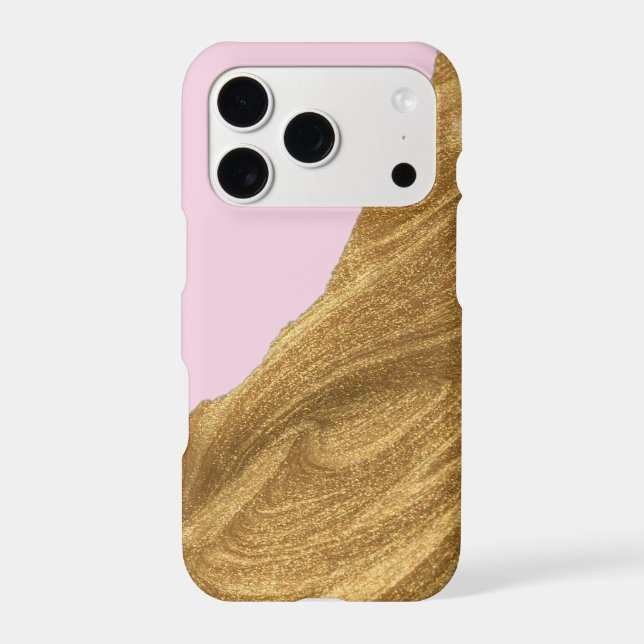 Pink, gold glitter  (Back)