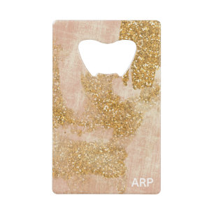 *~* Pink Gold Glitter Textured Distressed Golden
