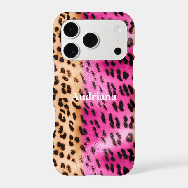 Pink Gold Leopard Print (Back)