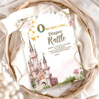 Pink Gold Little Princess Royal  Diapper Raffle