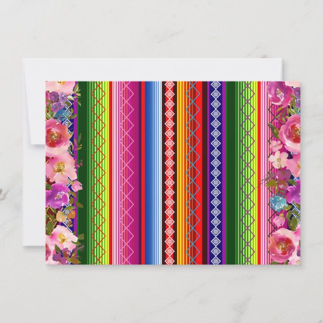 Pink & gold Miss Quinceañera Mexican Card (Front)