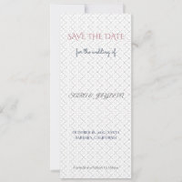 Pink & Gold Save the Date | Photo Template